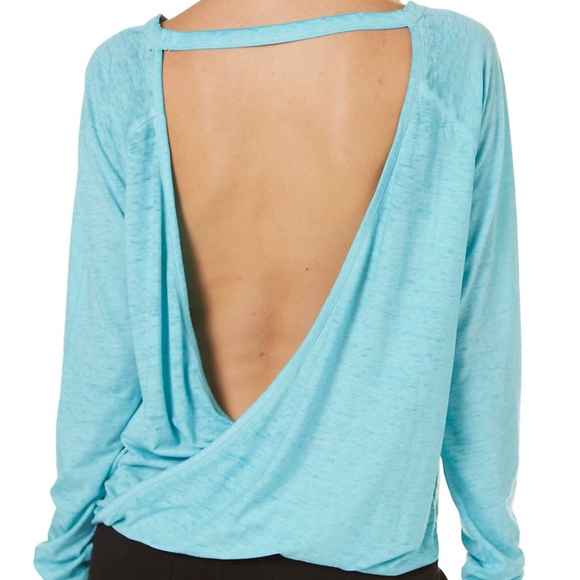 Reel Legends Tops - [Reel Legends] Open Back Burnout Top